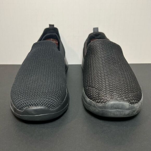 Womens SKECHERS GO WALK Joy Sensational Day Black Slip On Shoes / Size 7.5 - Picture 2 of 8